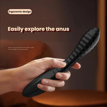 Flexible Anal Beads Prostate Massager  360° Bendable TPR Anal Toy for Men & Women