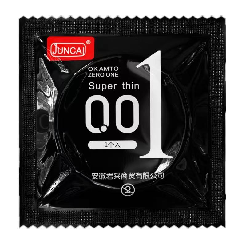 JUNCAI Super Thin Condoms for Men – Zero Feeling Real Sex Experience 1pc