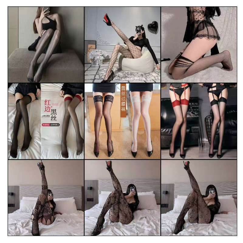 See Through Thigh High Stockings for Women Seksi Set