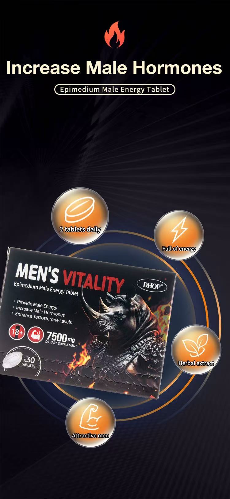 Epimedium Male Energy Tablets