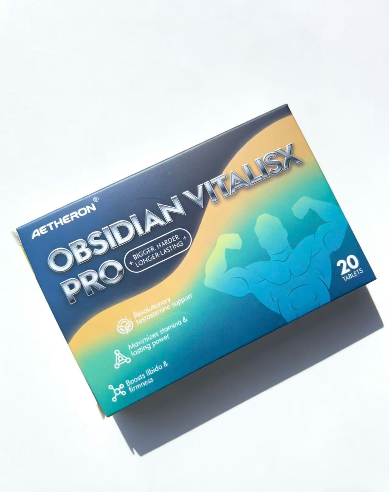 Obsidian Vitalisx Pro    Want to get bigger, harder, and last longer?