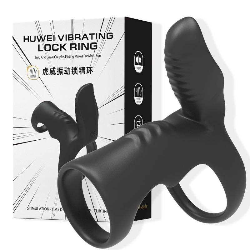 Vibrating Ejaculation Control Ring for Men, Wolf's Tooth Sleeve, Vibrating Ring, Resonator, SM, Anal, Shared by Couples, Sexual Aids