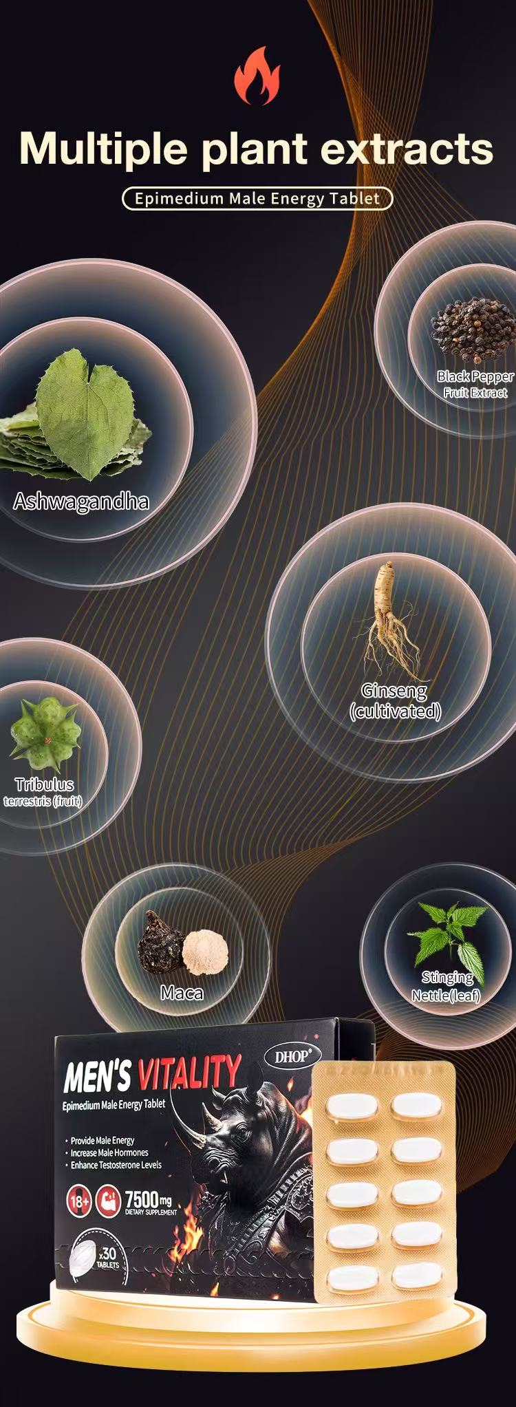 Epimedium Male Energy Tablets